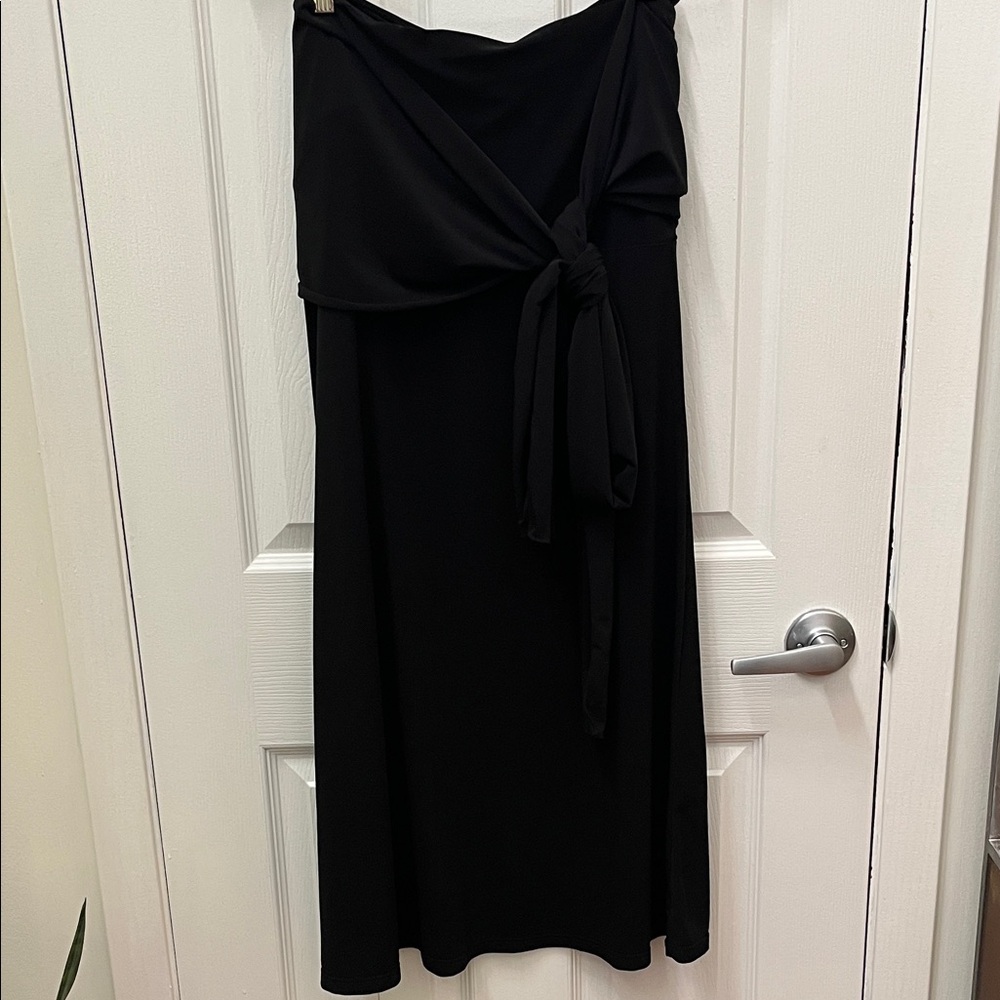 Ocean Dream  Black Swim Coverup Dress or Skirt - Picture 4 of 6